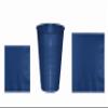 Baxters Party Bundles Bulk, Navy Blue, 100 Count 16 Ounce Plastic Cups, 100 Count Beverage Cocktail Paper Napkins, 100 Count Luncheon Paper Napkins, Pack Contains 300 Pieces Made in the USA view 1
