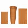 Baxters Party Bundles Bulk, Pumpkin Spice, 100 Count 16 Ounce Plastic Cups, 100 Count Beverage Cocktail Paper Napkins, 100 Count Luncheon Paper Napkins, Pack Contains 300 Pieces Made in the USA view 1