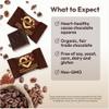 ANDREW LESSMAN ChocoNuvo Caf 74% Cacao 180 Pieces - Organic Fair Trade Coffee-Flavored Dark Chocolate. Beneficial Plant Sterols to Promote Healthy Cholesterol Balance. 25 Calorie Squares, Low Fat view 4
