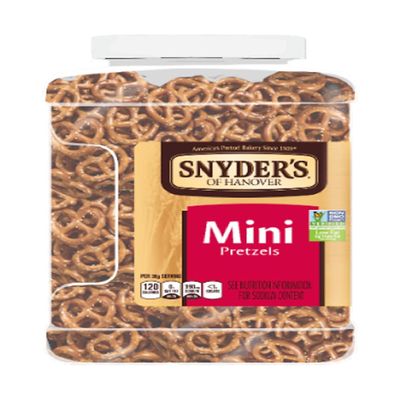 Snyder's of Hanover Mini Pretzels, 30 Oz Canister