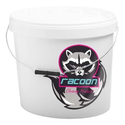 AUTO-STYLE Racoon WASH Bucket with lid 18L, White