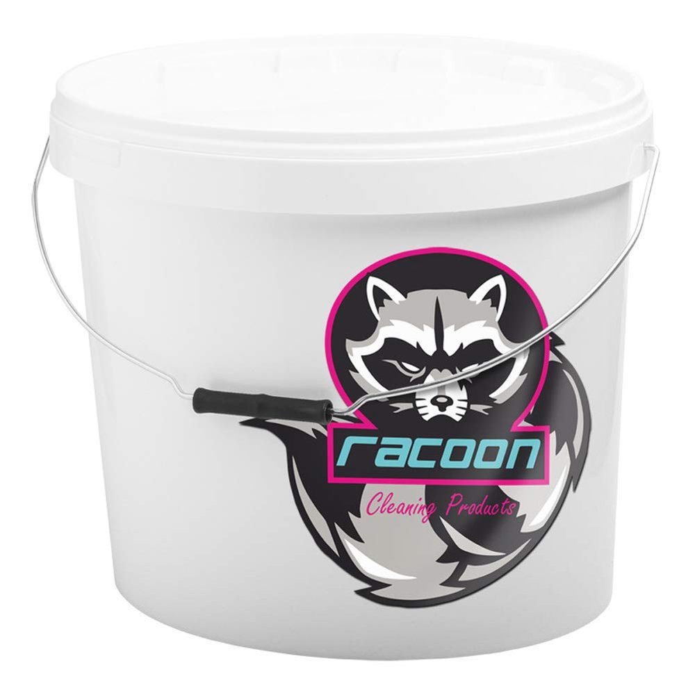AUTO-STYLE Racoon WASH Bucket with lid 18L, White