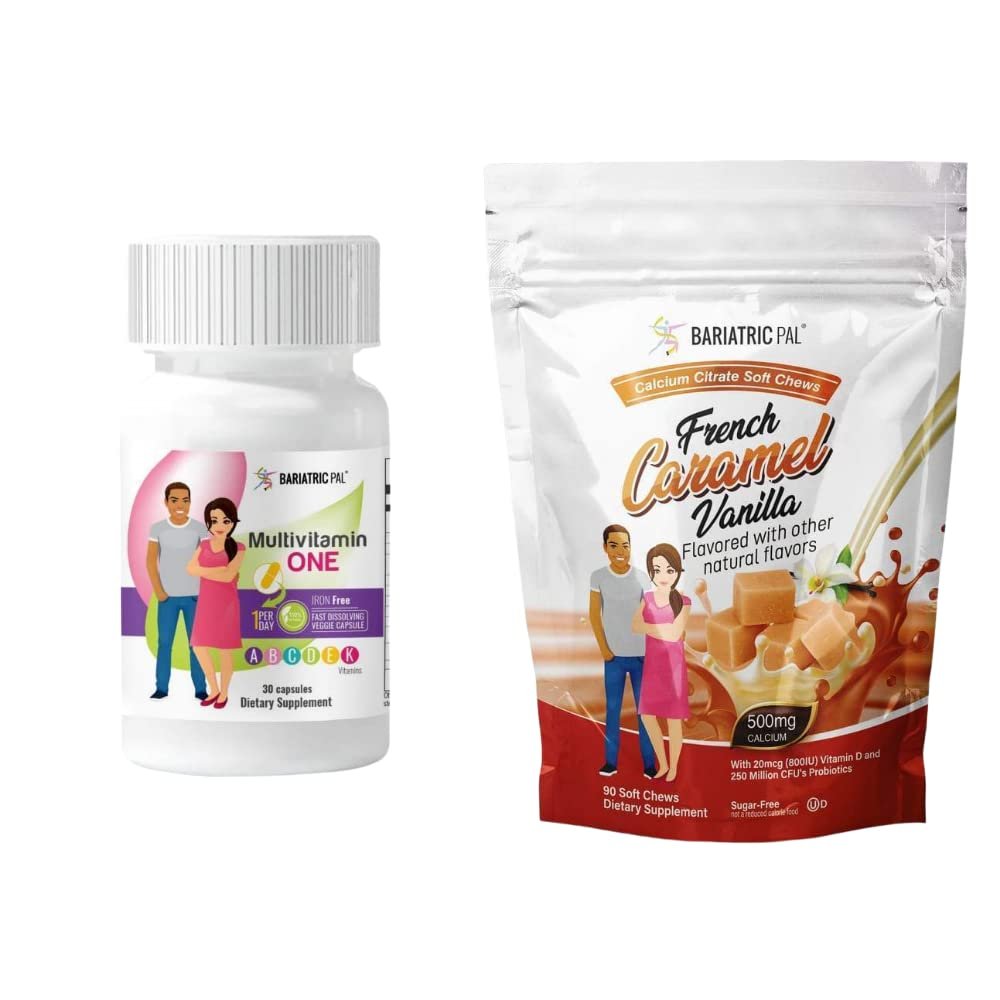BariatricPal Gastric Bypass Complete Vitamin Pack (Multivitamin Capsule - Iron Free) (1-Month Supply)