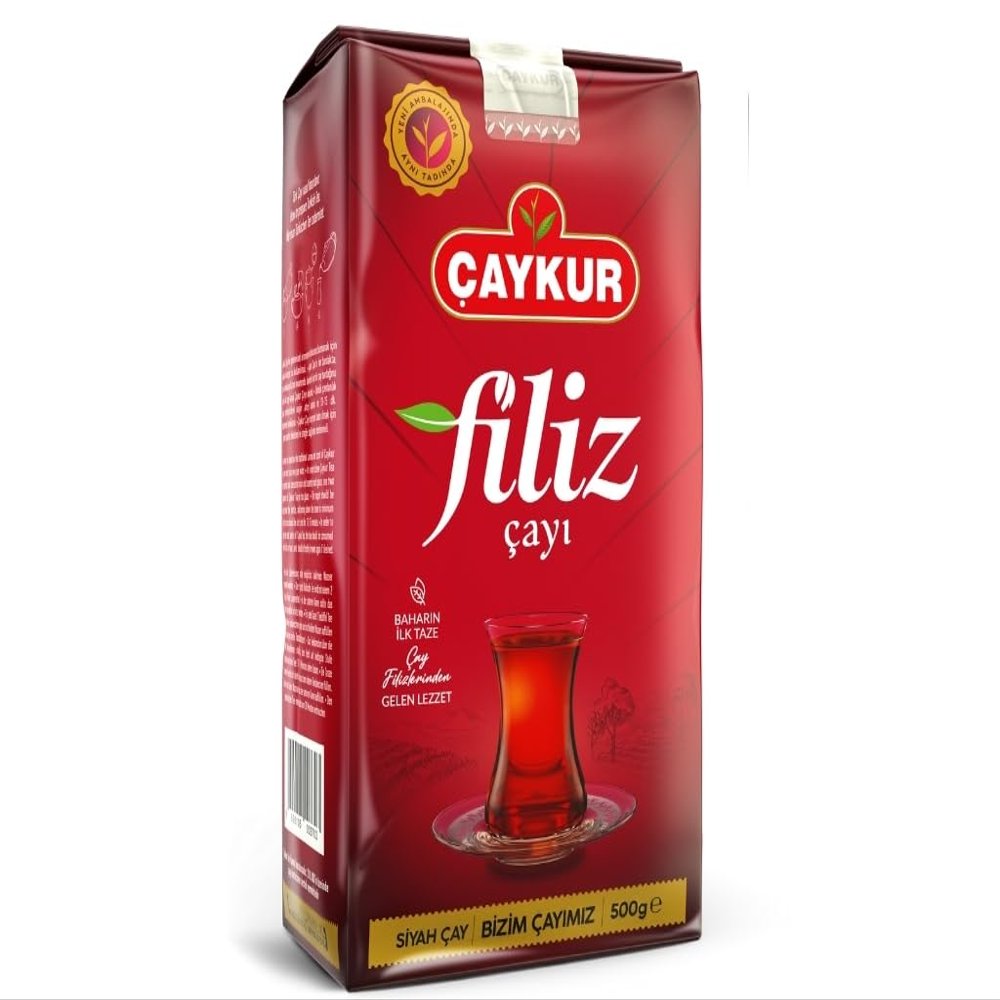 AYKUR Filiz Black Tea, First Harvest Golden Tips, Loose Leaf Premium Tea, Rich & Distinctive Flavor 500g / 17.6 Oz