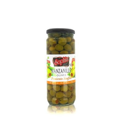 Sophia Olives - Spanish Manzanillo Stuffed 16oz (4-pack)