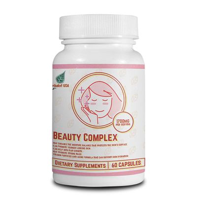 Beauty Complex: All in One Beauty Supplement  US Made Natural Beauty Supplement  Ultimate Beauty Enhancement Additive with Biotin & Collagen  All-Natural Lab Tested Beauty Enhancement