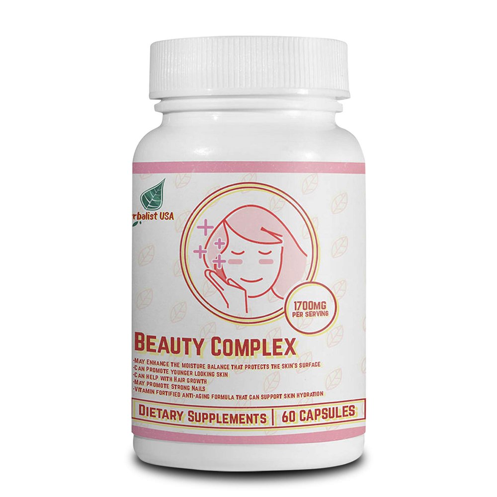 Beauty Complex: All in One Beauty Supplement US Made Natural Beauty Supplement Ultimate Beauty Enhancement Additive with Biotin & Collagen All-Natural Lab Tested Beauty Enhancement