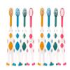 newrichbee 8 Packs Kids Toothbrush, Extra Soft Lovely Deer Toddler Toothbrush for Kids 2-8 Years (Pink&Orange&Blue&Green) view 1