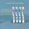 newrichbee 8 Packs Kids Toothbrush, Extra Soft Lovely Deer Toddler Toothbrush for Kids 2-8 Years (Pink&Orange&Blue&Green) view 2