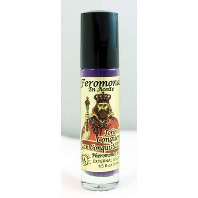 12 PIECES BRYBRADAN JOHN THE CONQUEROR/JUAN EL CONQUISTADOR PHEROMONE OIL/ROLL-ON BOTTLE 1/3 OZ 10ML