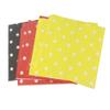 Yellow Red Black Polka Dot Paper Napkins 60count, Decorative Dinner Luncheon Napkins for Party Events, folded 6.5 x 6.5, unfolded 13 x 13 view 4