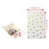 Gold Polka Dot Clear Cello Candy Favor Bags,Cellophane Cookie Treat Plastic Bags,With Gold Twist Ties, Pack of 50 view 2
