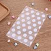 Tim&Lin White Polka Dot Clear Cello Candy Favor Bags,Cellophane Cookie Treat Plastic Bags,With Gold Twist Ties, Pack of 50 view 2
