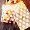 Tim&Lin White Polka Dot Clear Cello Candy Favor Bags,Cellophane Cookie Treat Plastic Bags,With Gold Twist Ties, Pack of 50 view 4