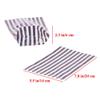 Tim&Lin Black Stripe Clear Cello Candy Favor Bags,Cellophane Cookie Treat Plastic Bags,With Gold Twist Ties, Pack of 50 view 2