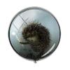 Beautiful Vintage Hedgehog Pill Box - Charm Pill Box - Glass Candy Box Art Photo Jewelry Birthday Festival Gift Beautiful Gift view 1