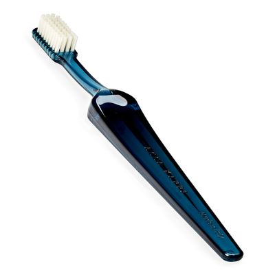 Acca Kappa Lympio Ocean Blue Toothbrush Medium Nylon Bristles, Art Dco Inspired Design