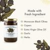 Casablanca Market Black Olives Tapenade Spread All Natural Olive Tapenade Black Olive Spread Gluten Free Olives Non GMO Vegan Plant Based - No Preservatives or Added Sugars (eBook included) view 2