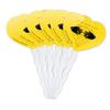 Birds of Prey Black Mask Club Logo Heart Love Cupcake Picks Toppers Decoration Set of 6 view 1