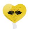 Birds of Prey Black Mask Club Logo Heart Love Cupcake Picks Toppers Decoration Set of 6 view 2