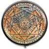 Angels Pill Box Candy Box Protection Amulet Jewelry Archangel Jewelry Glass Photo Jewelry view 1