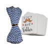 100PCS Fathers Day Tag Craft Paper Bookmark Tag Hanging Best Father Message Card view 1