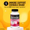 Airborne 1000mg Vitamin C Chewable Tablets With Zinc, Immune Support Supplement With Powerful Antioxidants Vitamins A C & E - 32 Chewable Tablets, Very Berry Flavor view 2