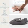EUROPEAN SOFTEST Premium Memory Foam Diabetic Slippers Comfortable Warm Plush Fleece Arthritis Edema Swollen House Shoes for Indoor & Outdoor view 3