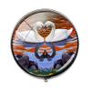 Beautiful Animal Swan Lovers Pill Box - Charm Pill Box - Glass Candy Box Art Photo Jewelry Birthday Festival Gift Beautiful Gift view 1