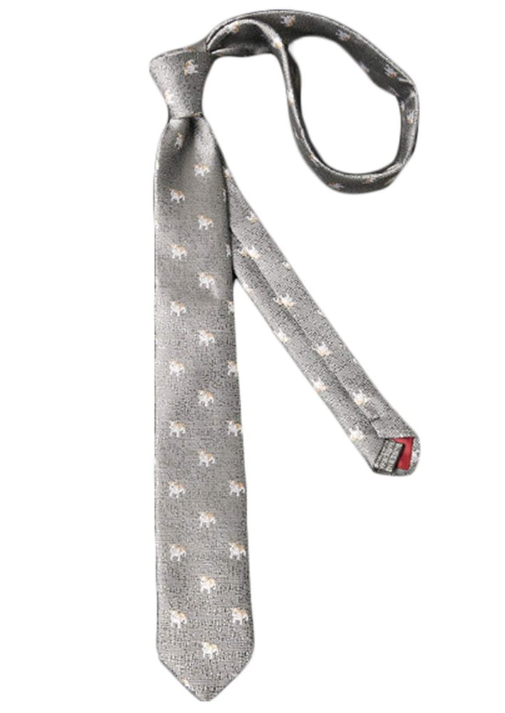 Andongnywell Animal Pattern Ties Animal Neckties Woven Polyester Ties for Men Party Wedding Necktie (Multicolor 14,One Size)