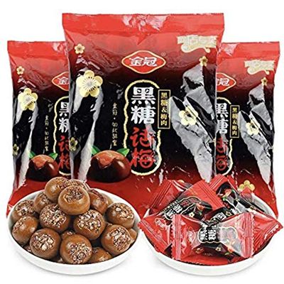 iWe & iYouJinguan Brown Sugar Candy with Plum 180g4 Bags