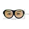 Beaupretty Funny Eye Mask Eyeshade 3D Sleep Mask Sleeping Mask Blindfolds with Funny Eyes Glasses Eye Covers for Plane Travel Nap Night Sleeping view 2