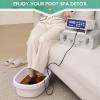veicomtech Ionic Detox Foot Bath Machine, Foot Detox Machine Ionic Detox Foot SPA System with Wrist Strap, Far Infrared Waistbelt and Array As Holiday Gift view 2