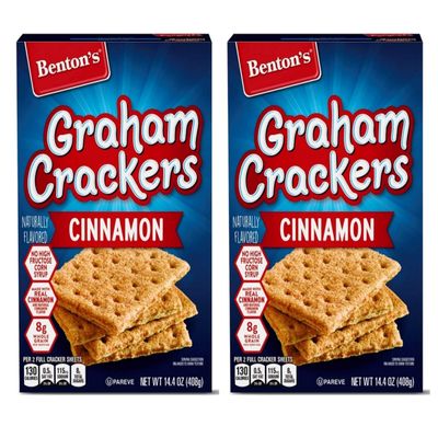 Benton's Naturally Flavored Cinnamon Graham Crackers - 2 Boxes (14.4 oz)