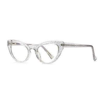Fantiace Women Blue Light Blocking Glasses Frame Cat Eyes Anti Blue Ray Computer Game Glasses Men Eyeglass (C3)