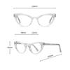Fantiace Women Blue Light Blocking Glasses Frame Cat Eyes Anti Blue Ray Computer Game Glasses Men Eyeglass (C3) view 3