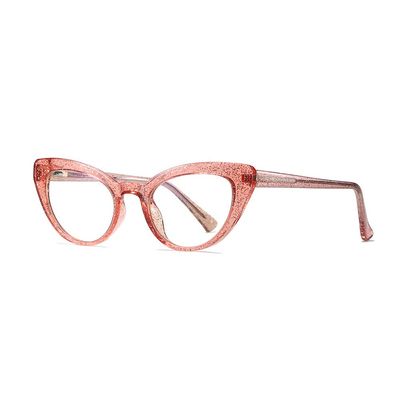 Fantiace Women Blue Light Blocking Glasses Frame Cat Eyes Anti Blue Ray Computer Game Glasses Men Eyeglass (C6)