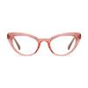 Fantiace Women Blue Light Blocking Glasses Frame Cat Eyes Anti Blue Ray Computer Game Glasses Men Eyeglass (C6) view 2