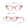 Fantiace Women Blue Light Blocking Glasses Frame Cat Eyes Anti Blue Ray Computer Game Glasses Men Eyeglass (C6) view 3
