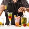 HIC Kitchen Reusable Swizzle Sticks, 18/8 Stainless Steel, Set of 5 view 3
