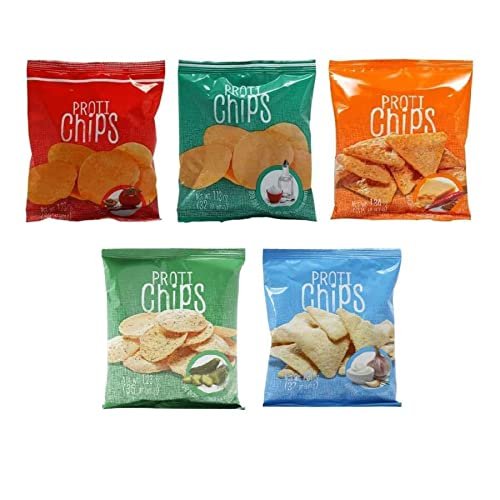 BariatricPal Proti Chips - 5-Flavor Variety Pack (35 Bags)