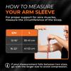 Incrediwear Arm Sleeve  Arm Sleeves for Men and Women to Help with Muscle Pain Relief and Muscle Recovery, Perfect for Baseball, Basketball, Football, Cycling and Working Out (Charcoal, Large) view 2