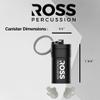 Ross Percussion High Fidelity Drummer Ear Plugs with 19 dB Noise Reduction - Includes Case and Keychain, Soft Silicone for Comfort (2 Pair) view 4
