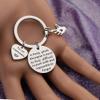 AKTAP Massage Therapy Gift Keychain Massage Therapist Appreciation Gifts With Healing Hand Charm Therapy School Student Gift view 2
