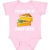 inktastic You Had Me At Grilled Cheese Sandwich Baby Bodysuit Newborn 0080 Pink 3a6a1 view 1