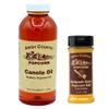 Amish Country Popcorn | Oil and Seasoning Variety Pack | Canola Oil - 16 oz and Ballpark ButterSalt Popcorn Salt - 5.5 oz view 1