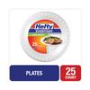Hefty Soak Proof Foam Plates, 10-1/4-Inch dia, White, 25/Pack view 2