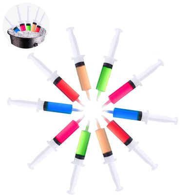 50 Pack Jello Shot Syringes, Reusable Safe and Washable Syringe Jello Shots with Caps for Halloween, Holiday, Birthday or Graduation Parties, Christmas Party Shots - Jello Shot Syringes 1.5 oz-L8