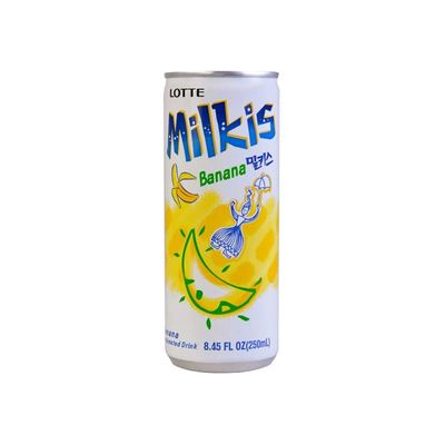 MILKIS Variety Flavor Set; Total 18 Cans(1 Can=250ml, 8.45 FL Oz) , 6 Original + 6 Apple + 6 Banana