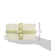 TAKEMEKI Gift Box, Glitter, White, Size L, Gold with Ribbon, Gift, Wrapping, Paper, Paste Box, Plain, Large, Accessories, Events, Birthday, Girlfriend, Boyfriend, Wedding, Celebration, Anniversary, Accessory Storage, Packaging, Simple, Cute, Stylish, view 3
